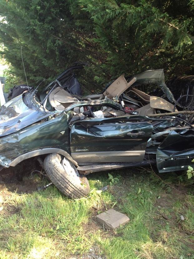 Vehicle Accident w/ Ejection - Brandamore Road @ Old Mill School - West Brandywine Twp. - August 2012 